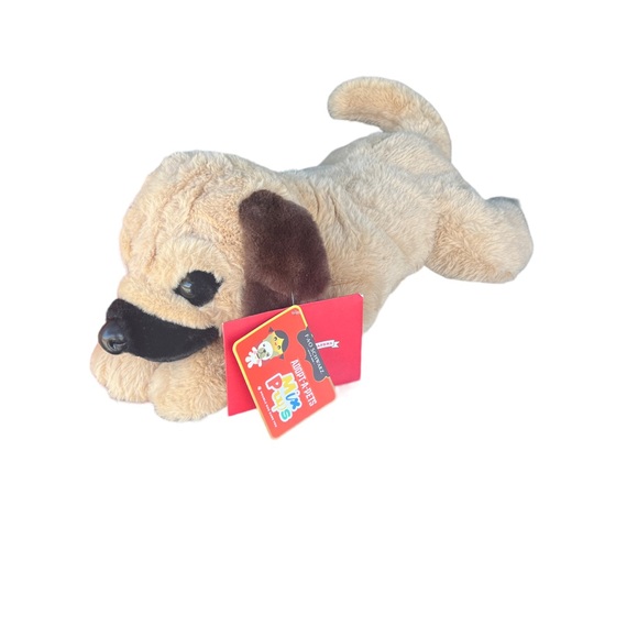 18" New PUGGLE Plush FAO Schwarz Mix Pups Adopt Pet Mixed Breed Pug & Beagle Dog - Picture 1 of 4